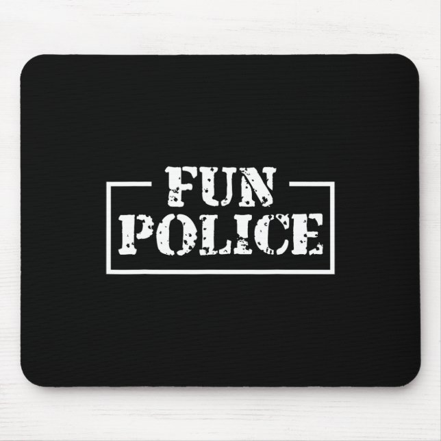 Tapis De Souris Danse Chaperone Fun Police Danser Sheriff State C (Devant)