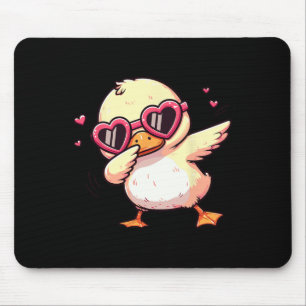 Tapis De Souris Danse Dabbing Canard Cœur Célibataires