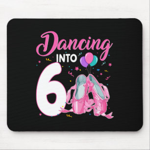 Tapis De Souris Danse Dans 6 Ans Anniversaire Ballerina Girl Pa