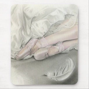 Tapis De Souris Danse de ballerine du cygne Mousepad