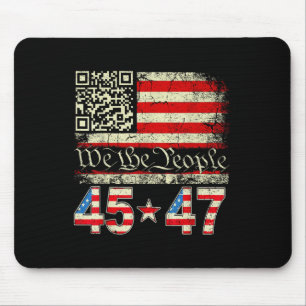 Tapis De Souris Danse de Trump Troll Qr Drôle Code de Danse Trump