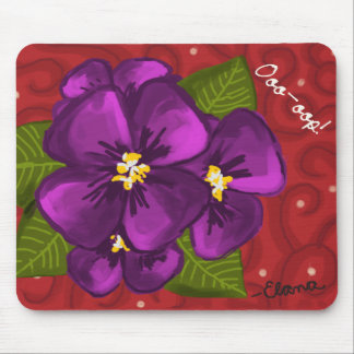 Tapis De Souris Danse de violette africaine