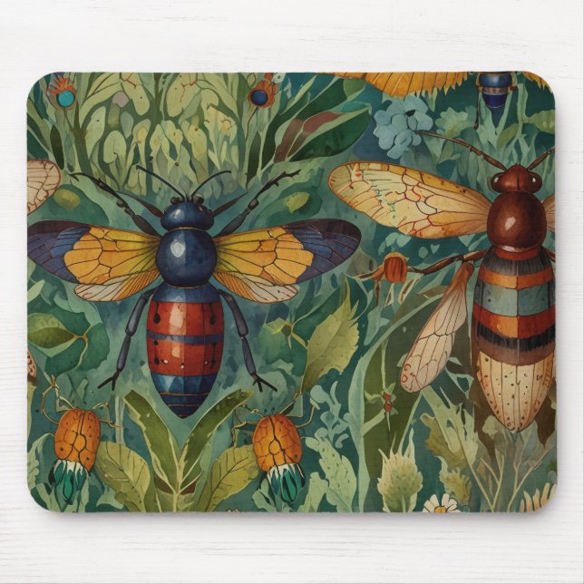 Tapis De Souris Danse des insectes Souris (Devant)