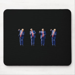 Tapis De Souris Danse drôle de Trump Danse comme un criminel Votez