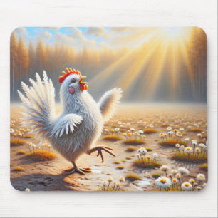 Tapis De Souris Danse Du Poulet Sous Le Soleil