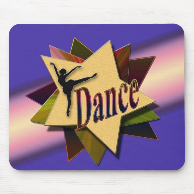 Tapis De Souris Danse étoile avec danseuse (Devant)