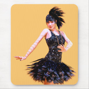 Tapis De Souris Danse Flapper Vintage