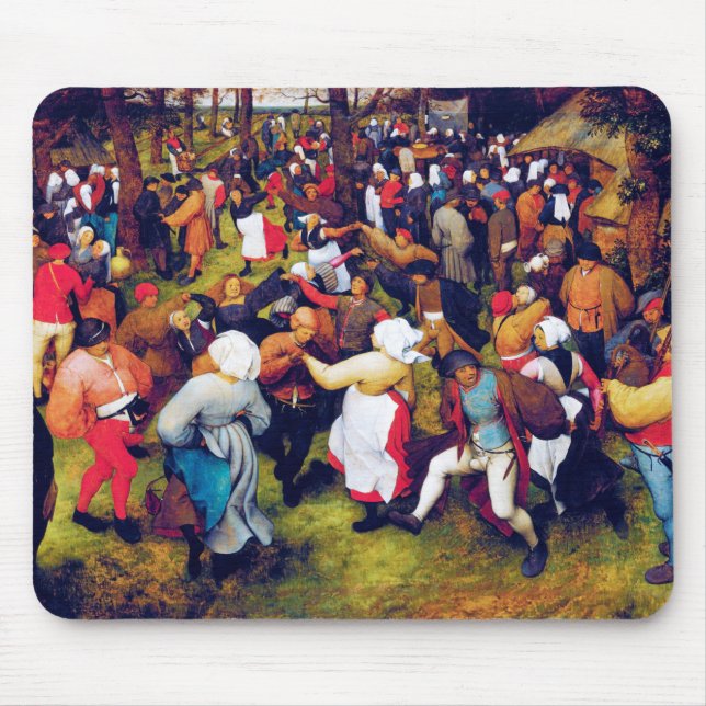 Tapis De Souris Danse Mariage, Pieter Bruegel (Devant)
