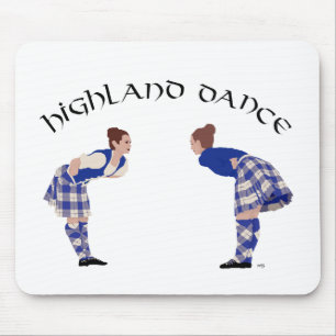 Tapis De Souris Danse Reel des Highlands écossais