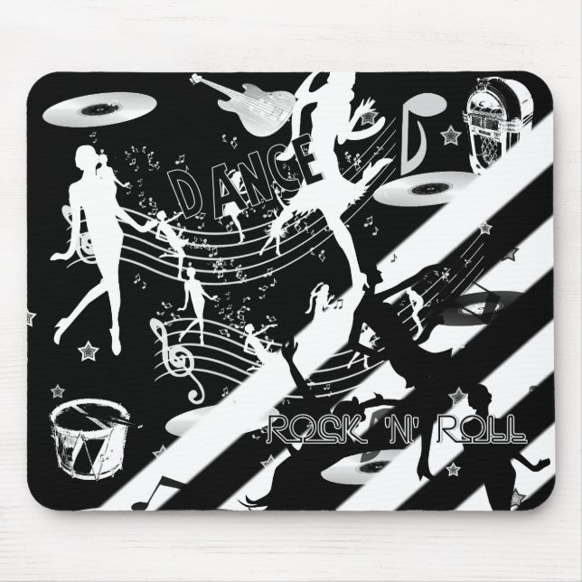 Tapis De Souris Danse roulante Mousepad Rock 'N' (Devant)