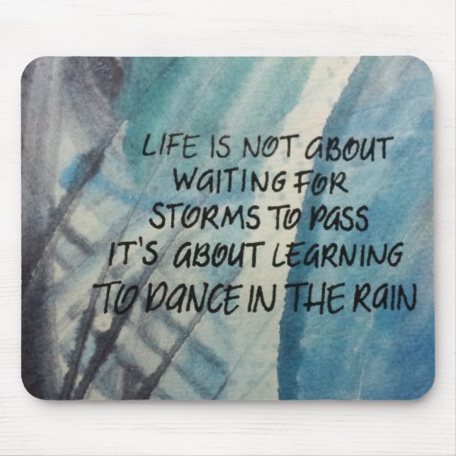 Tapis De Souris Danse sous la pluie Mousepad (Devant)