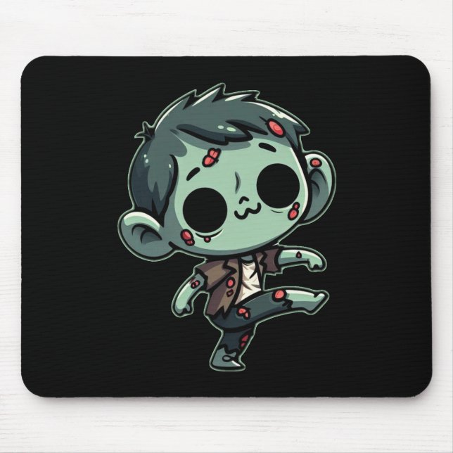 Tapis De Souris Danse Whimsical Zombie - Halloween Undead (Devant)