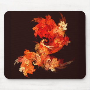 Tapis De Souris Danser Feux d'artifice Art Abstrait Mousepad