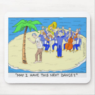 Tapis De Souris Danses avec T-shirts drôles de palmiers Mugs Cadea