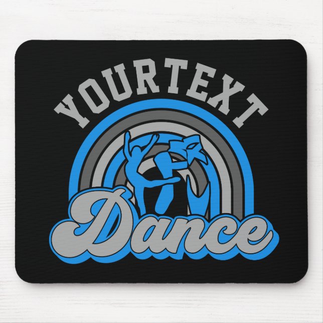 Tapis De Souris Danseur de ballet AJOUTER DU TEXTE Danse classique (Devant)