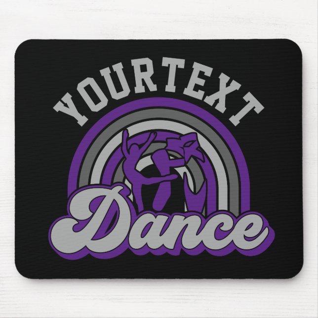 Tapis De Souris Danseur de ballet AJOUTER DU TEXTE Danse classique (Devant)
