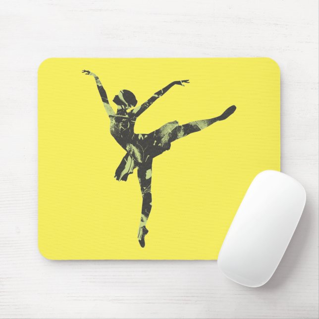 Tapis De Souris Danseur de ballet moderne danse moderne (Avec souris)