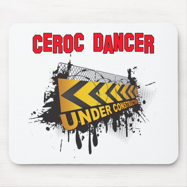 Tapis De Souris Danseur de Ceroc en construction (Devant)