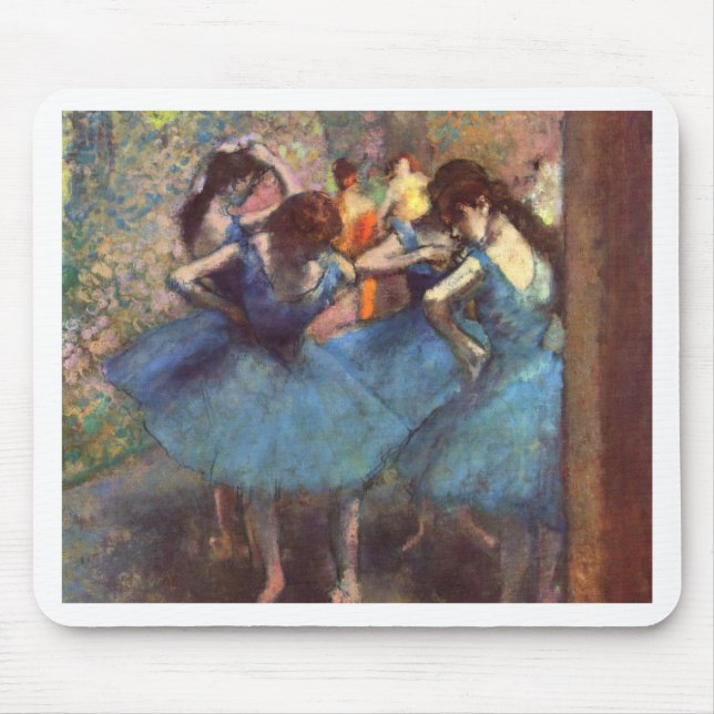 Tapis De Souris Danseurs dans le bleu (Devant)