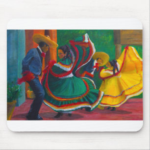 Tapis De Souris Danseurs de ballet folkloriques mexicains