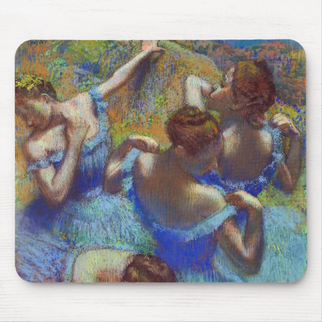 Tapis De Souris Danseurs en bleu, Edgar Degas (Devant)