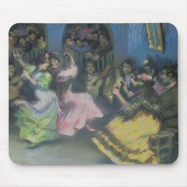 Tapis De Souris Danseurs gitans espagnols, 1898 (Devant)