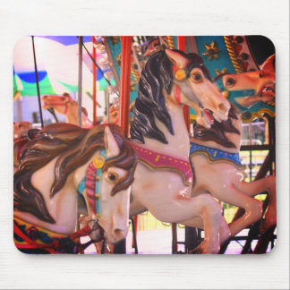 Tapis De Souris Danseurs silencieux Chevaux de carrousel