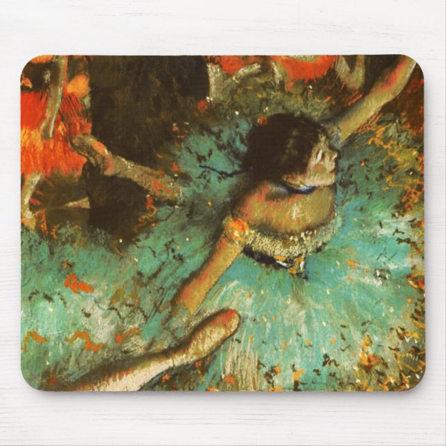 Tapis De Souris Danseuse de ballet Danseuse verte Danseuse Degas P (Devant)