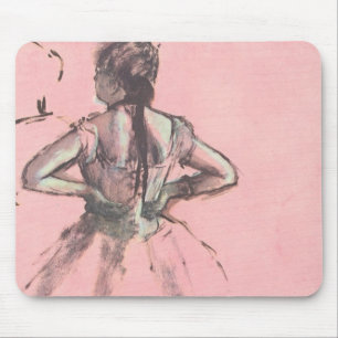 Tapis De Souris Danseuse de dos par Edgar Degas Ballet Vintage