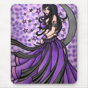 Tapis De Souris Danseuse du ventre violet