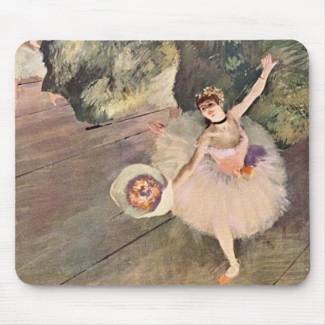 Tapis De Souris Danseuse / Étoile du Ballet - Dégas Peinture (Devant)