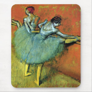 Tapis De Souris Danseuses au bar par Edgar Degas, Ballet Vintage