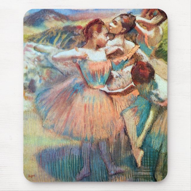 Tapis De Souris Danseuses dans un paysage d'Edgar Degas (Devant)