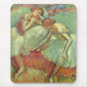Tapis De Souris Danseuses en vert par Edgar Degas, Ballet Vintage