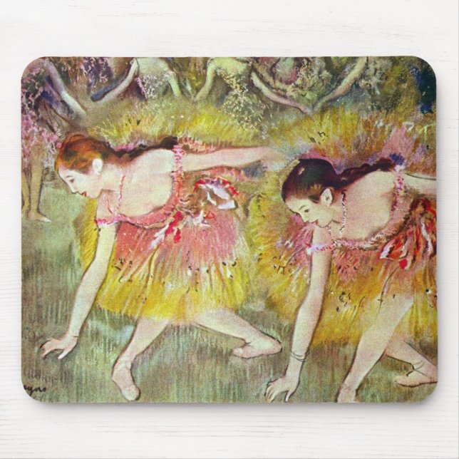 Tapis De Souris Danseuses s'inclinant d'Edgar Degas, Art du ballet (Devant)