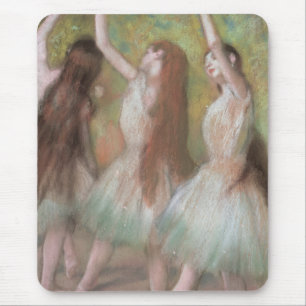 Tapis De Souris Danseuses Vertes par Edgar Degas, Art de Ballet Vi
