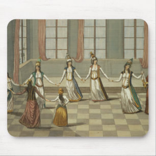 Tapis De Souris Dansez dont est à la mode avec les femmes grecque
