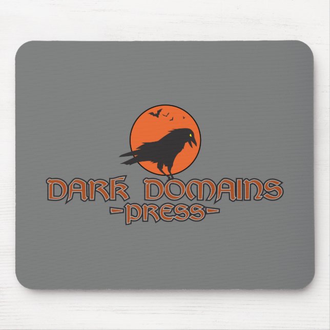 Tapis De Souris Dark Domains Press Logo Panier de souris (Devant)