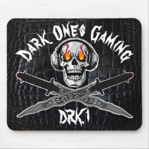 Tapis De Souris Dark Ones Jouant Mousepad