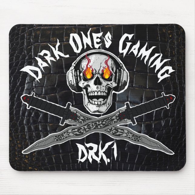 Tapis De Souris Dark Ones Jouant Mousepad (Devant)