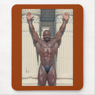 Tapis De Souris Darnell Dedrick, bras augmentés dans la victoire,