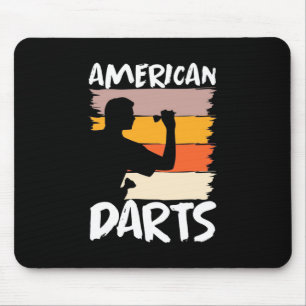 Tapis De Souris Dart américain vintage