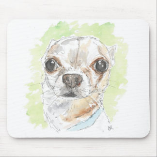 Tapis de souris d'art Chihuahua.