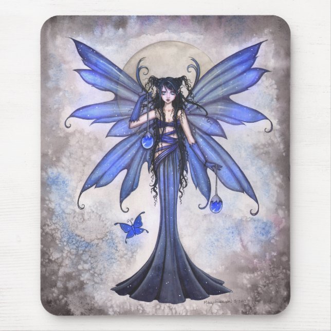 Tapis de souris d'art de fée de fantasy gothique m (Devant)