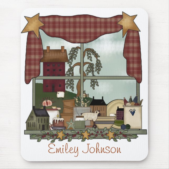 Tapis de souris d'art de pays (Devant)