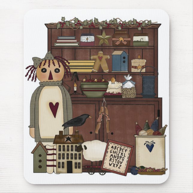 Tapis de souris d'art de pays (Devant)