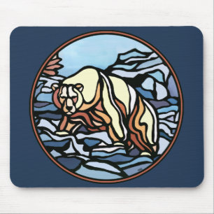 Tapis de souris d'art d'ours tribal Stylish Tapis