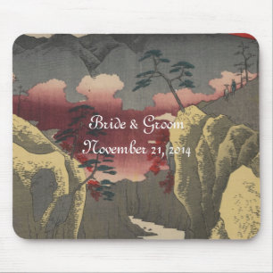 Tapis de souris d'art japonais Mt. Fuji Dog Eye Pa