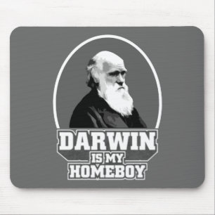 Tapis De Souris Darwin est mon Homeboy