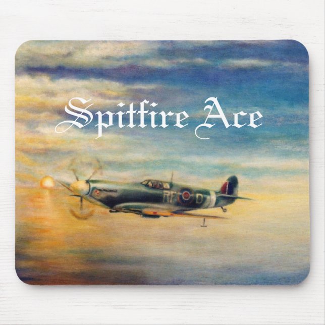 Tapis de souris d'as de Spitfire (Devant)